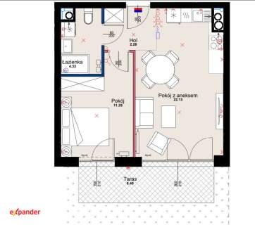 2 pokoje Odbiór jeszcze w tym roku I 40m2 taras 8,40m2