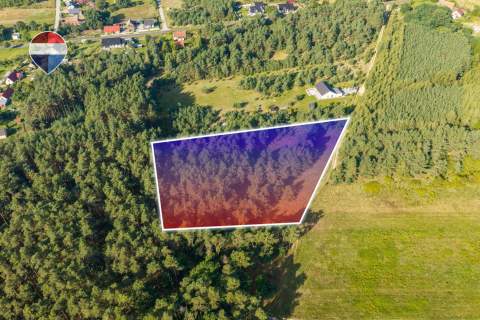 Działka leśna pow. 29.600 m , Bukowina Sycowska