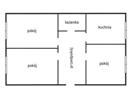 Trzypokojowe mieszkanie na parterze - okolice Zalewu Witoszówka