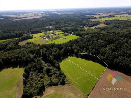 Działka pod dom przy lesie cisza i natura