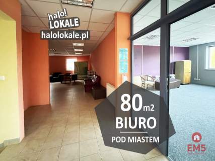 Biuro pod miastem, magazyn, plac
