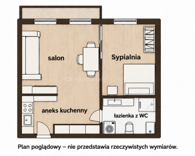 Mieszkanie do wynajęcia, 30,18 m2, Wrocław