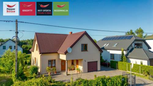 Dom wolnostojący 145 m z garażem Rożno-Parcele
