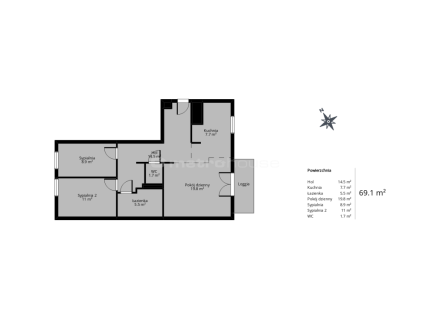 Miejski apartament z balkonem, przy Żeligowskiego