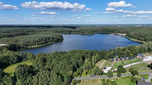 Działka w lesie 3006 m pozwolenie na budowę