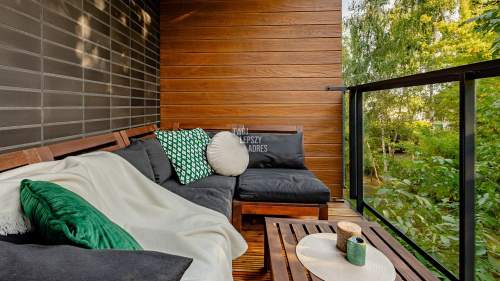 TARAS 12,7 m2 ZE ŚCIANĄ ZIELENI - BAGRY PARK