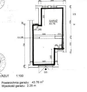 GARAŹ 44 m2 os. ALBERTYŃSKIE 26 MAGAZYN / WARSZTAT