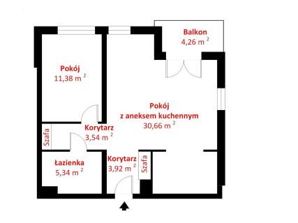 Jeżyce 2 pokoje miejsce parkingowe