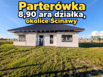 Dom parterowy, 109m2, 890m2, Gmina Ścinawa