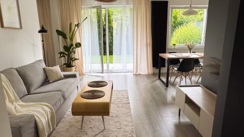 2 pokoje z dużym ogrodem 50 m2 koło Malty, garaż komórka