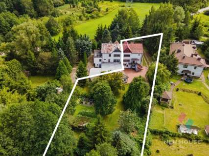 Zalbki- Dom 265 m2, garaż, piwnica, staw, duża działka