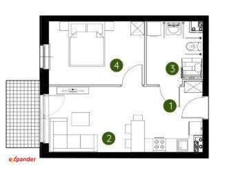 2 pokoje 38m2 20 min Centrum, RABAT 157tys