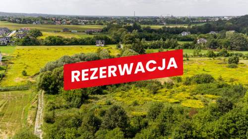 Działka budowlana 14 arów z bezterminową WZ
