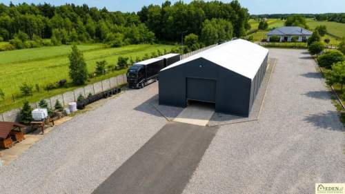 Sprzedam - Hala 336 m2 z działką 0,7 ha - Jedlanka, DK76
