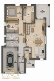 Nowy dom w Gorzyczkach 3 sypialnie salon