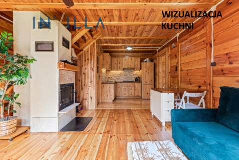 Dom z bala w otulinie lasu Łochów-Laski
