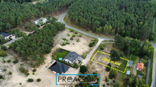 Działka 1002m2, pozwolenie na budowę, Czarne Błoto