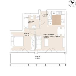 Kameralny Apartamentowiec Duży Balkon Gotowe
