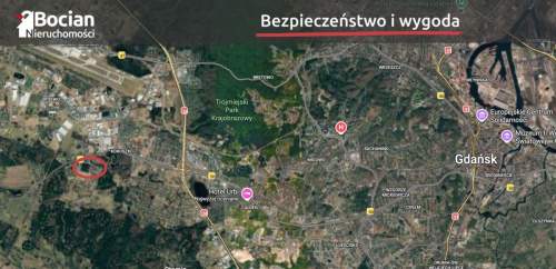Słoneczna, Płaska działka - Gdańsk Kokoszki