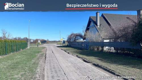 Płaska uzbrojona działka - Grabiny Zameczek
