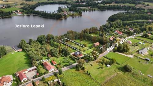 DZIAŁKA Z LINIĄ BRZEGOWĄ MOŁDZIE GMINA EŁK
