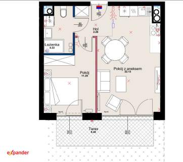2 pokoje Odbiór jeszcze w tym roku I 40m2 taras 8,40m2