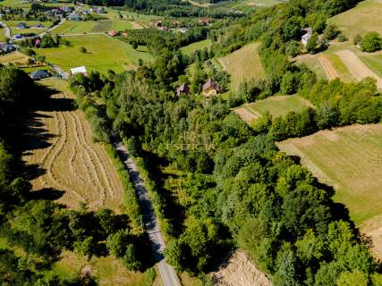 Działka z domem 1,34 ha Chomranice widokowa