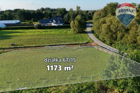 Działka budowlana 1173 m z warunkami zabudowy