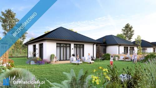 Bliźniak 100 m2 z ogródkiem 600 m2 poddasze 40 m2