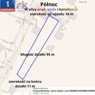 Działka budowlana 1309m-Media-MPZP29MN-Grabina Radziwiłłowska
