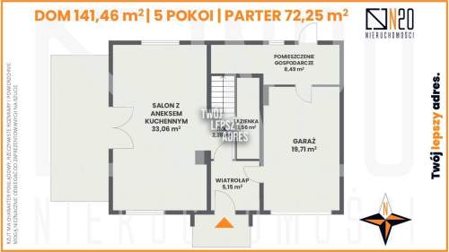 NOWY DOM, 5 pokoi z garażem w wysokim standardzie