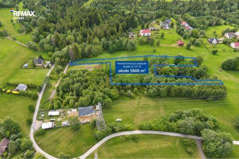 Działka ok. 5800 m w Sól Kiczora widokowa