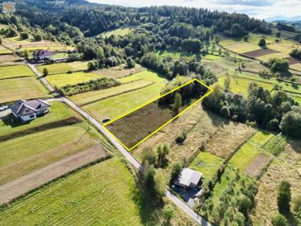 Działka z częścią budowlaną Tenczyn 3503 m2 gm. Lubień