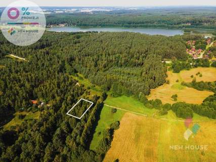 Woryty, budowała działka 1085 m2, Jezioro, las