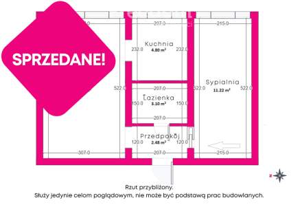2 pokoje V Osiedle 4 piętro Konin, Wyszyńskiego