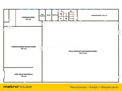Hala 2409 m - Produkcja i magazyny - 250 Kw