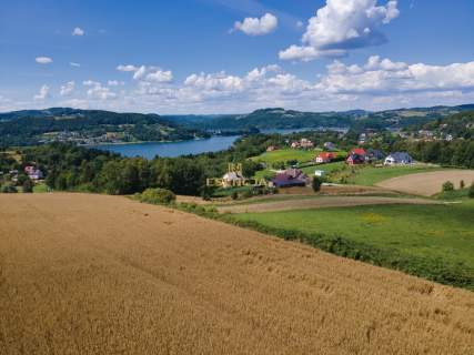 Działka budowlana z widokiem na Jezioro Rożnowskie