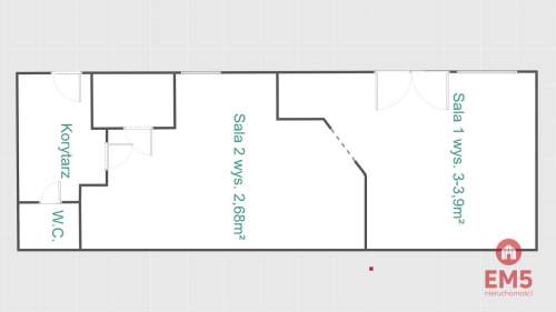 Pawilon usługowo-handlowy 70 m2