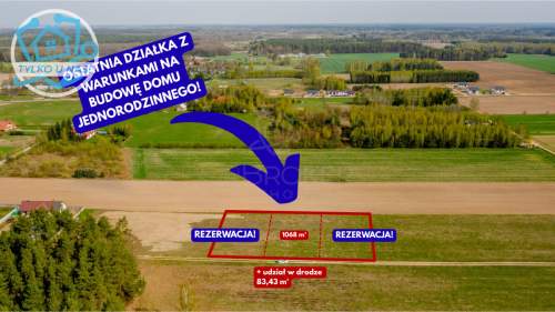 Ostatnia z 3 działek z WZ - Pasynki 