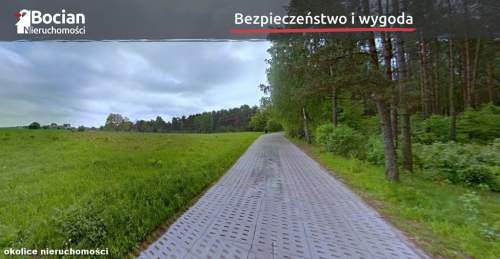 Płaska działka przy lesie Gdynia Wiczlino