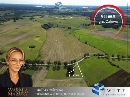 Piękna działka w malowniczej wsi Śliwa