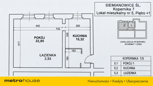Mieszkanie na sprzedaż, 36,1 m2, Siemianowice Śląskie