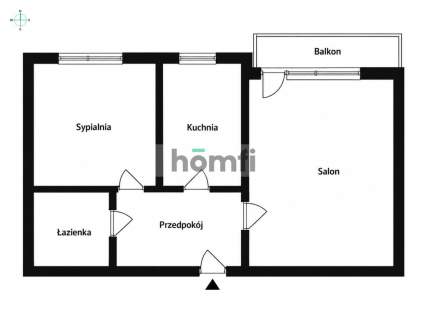 Ochota 2 pokoje balkon panorama Warszawy