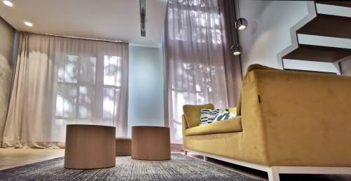 apartament z ogrodem w centrum miasta