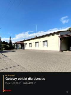 Gotowy zakład produkcyjno-usługowy 240 m