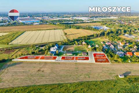 Na sprzedaż działki budowlane z MPZP, 13 km od Wrocławia