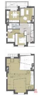 Apartament z antresolą
