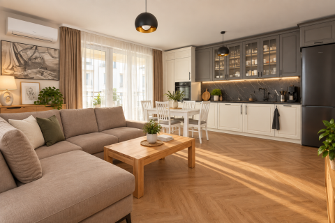 Migdałowa I 53 m I 2025r. I balkon 9,5 m I garderoba I garaż