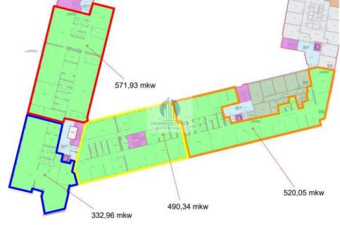 Ursynów lokal biurowy 2049,35 m2 do wynajęcia