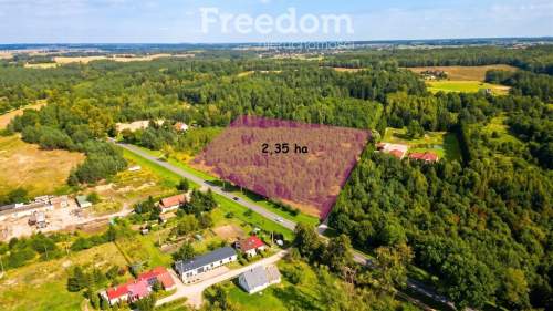 Działka inwestycyjna 2,34 ha przy DK51